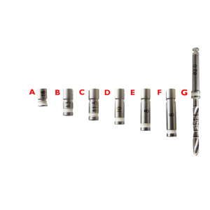 Set Of Stopper For Implant Drills 2.8mm