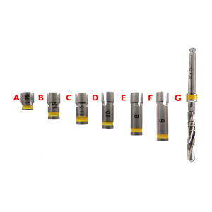 Set Of Stopper For Implant Drills 2.5mm