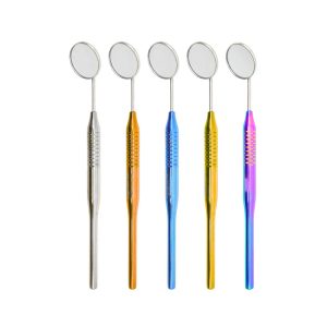Dental Mirrors Set of 5 Assorted Colors