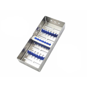 8 Instruments Lidless Cassette Tray for Autoclave